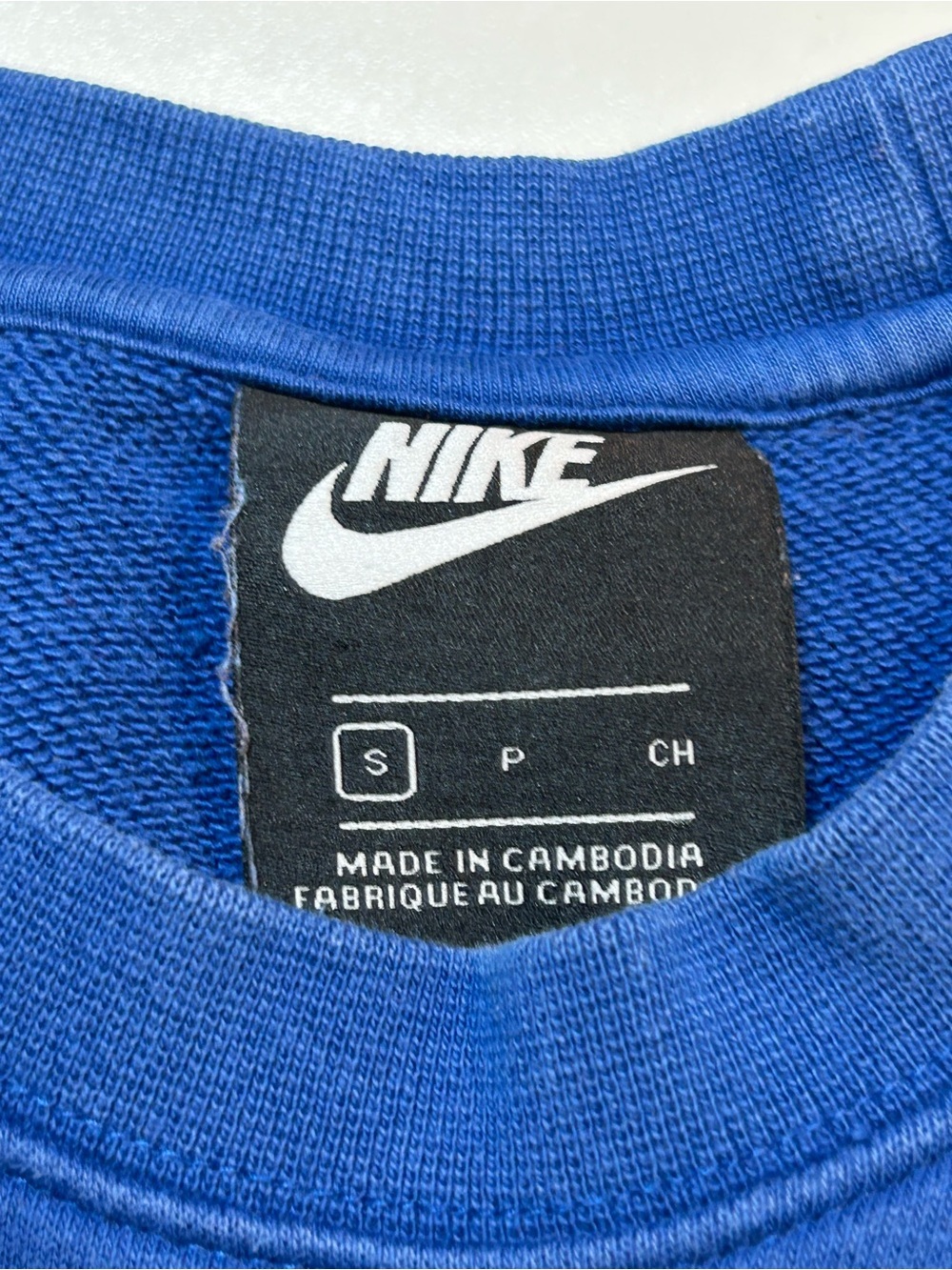 Nike Sportswear JDI Crewneck Sweatshirt Royal Blue Bold Vertical Just Logo - Picture 5 of 6